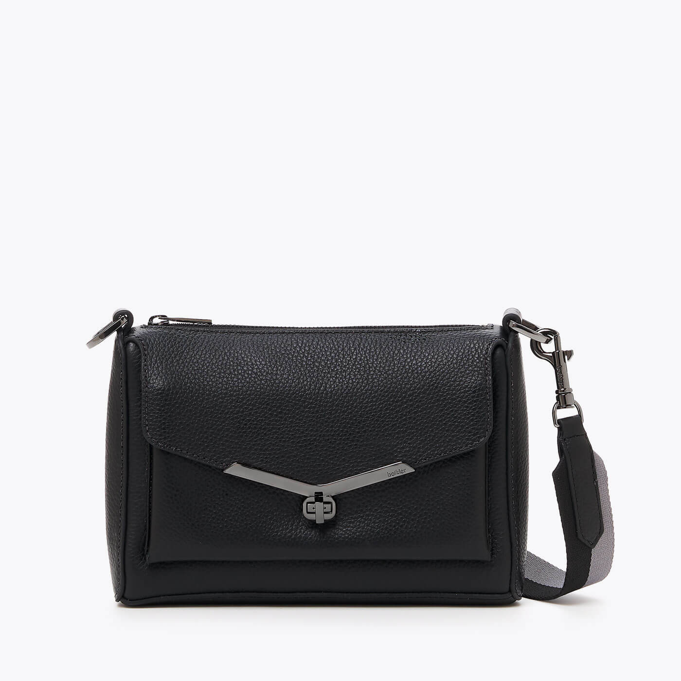 Valentina Crossbody Black Leather Handbags Botkier New York