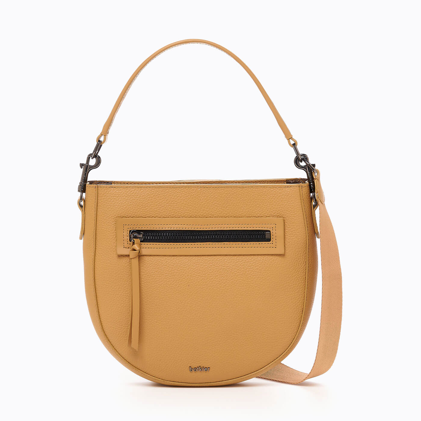 Beatrice Saddle Crossbody CAMEL Designer leather Handbags