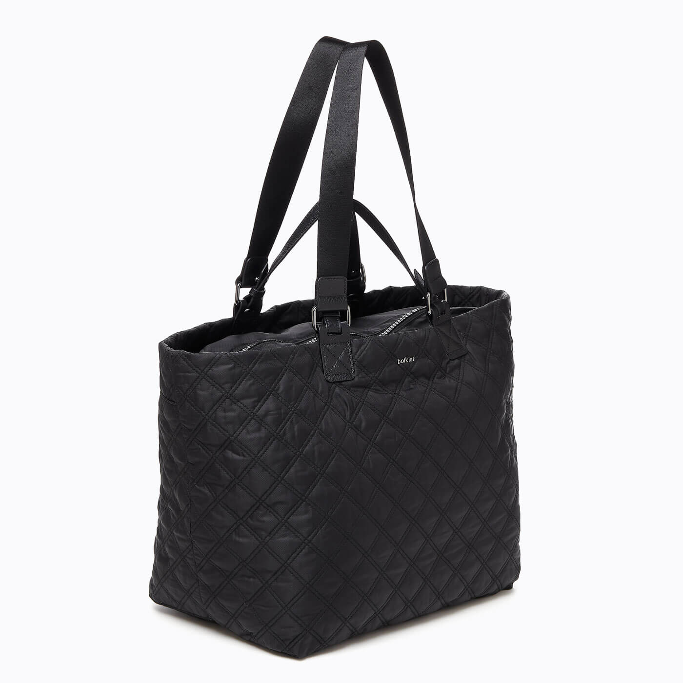 Carlisle Quilted Tote (Black)- Designer leather Handbags | Botkier New York