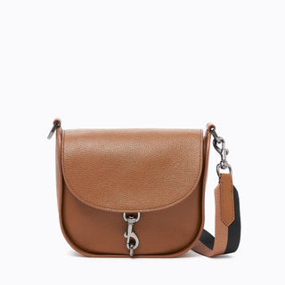 Inès cross-body bag in sassy leather - Duck - Brontibay