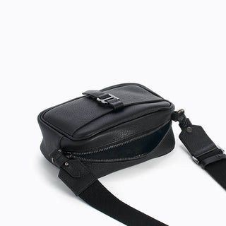 Baxter Camera Crossbody (Black)- Designer leather Handbags