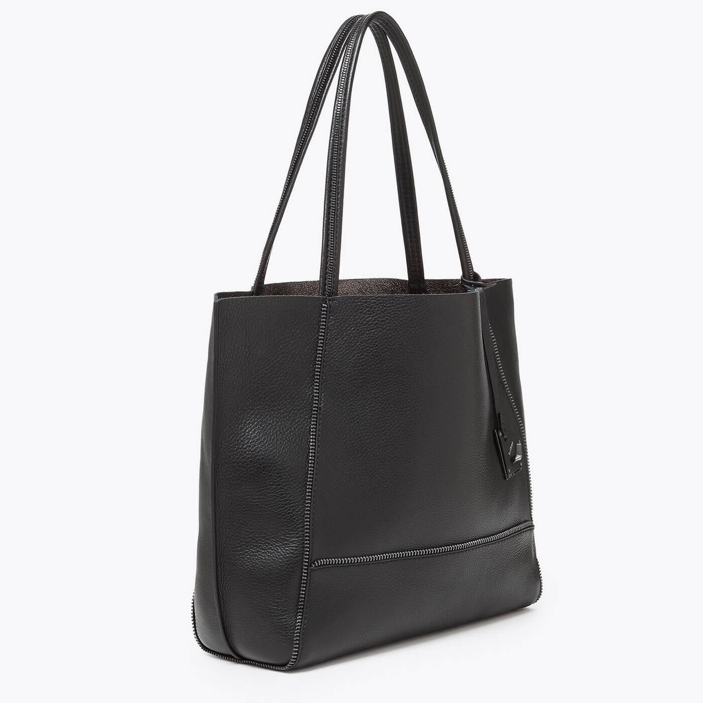 Soho Tote Black Gunmetal  Designer Leather Handbags  Botkier New York